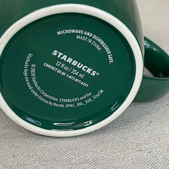 Starbucks SET 3 Holiday Christmas Candy Cane Stripe Mini Espresso Red Etched Mug - Picture 6 of 8